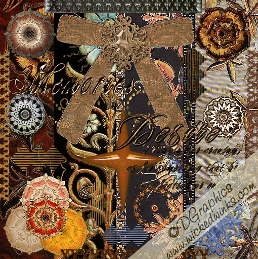 Embroidered Elegance Element Pack